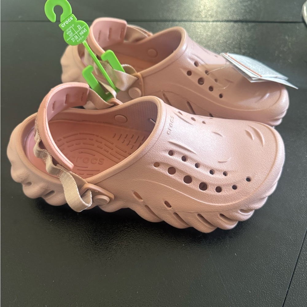NWT Crocs Echo Pink Clay